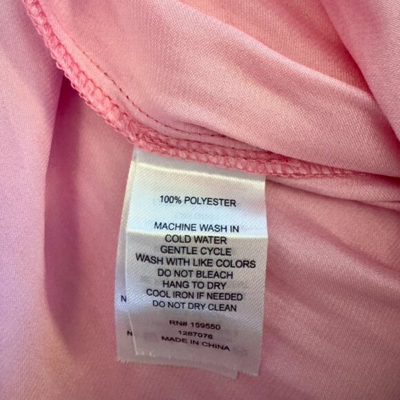 Maison d'Amelie Paris Pink Palm Wide Leg Silky Pants - Picture 8 of 10